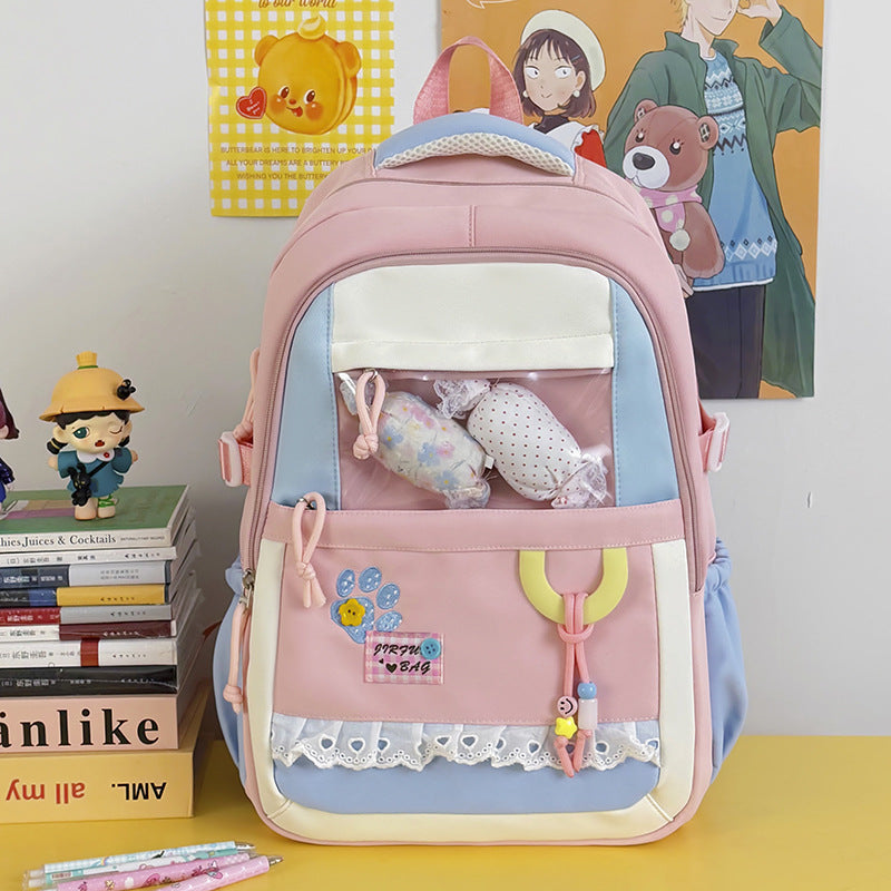 Cute Decorative Clear Window Backpack Kalsten
