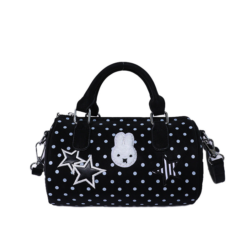 Fun Embroidered Polka Dot Handbag Kalsten