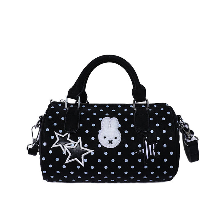 Fun Embroidered Polka Dot Handbag Kalsten