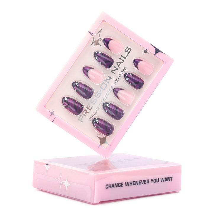 Artificial press-on nails in elegant design Kalsten
