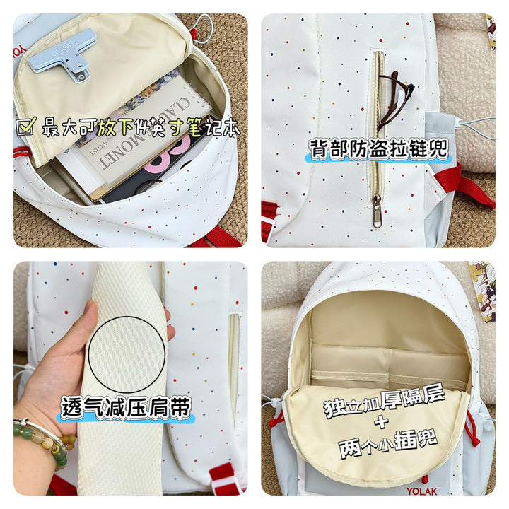 Trendy Striped Casual Backpack Kalsten