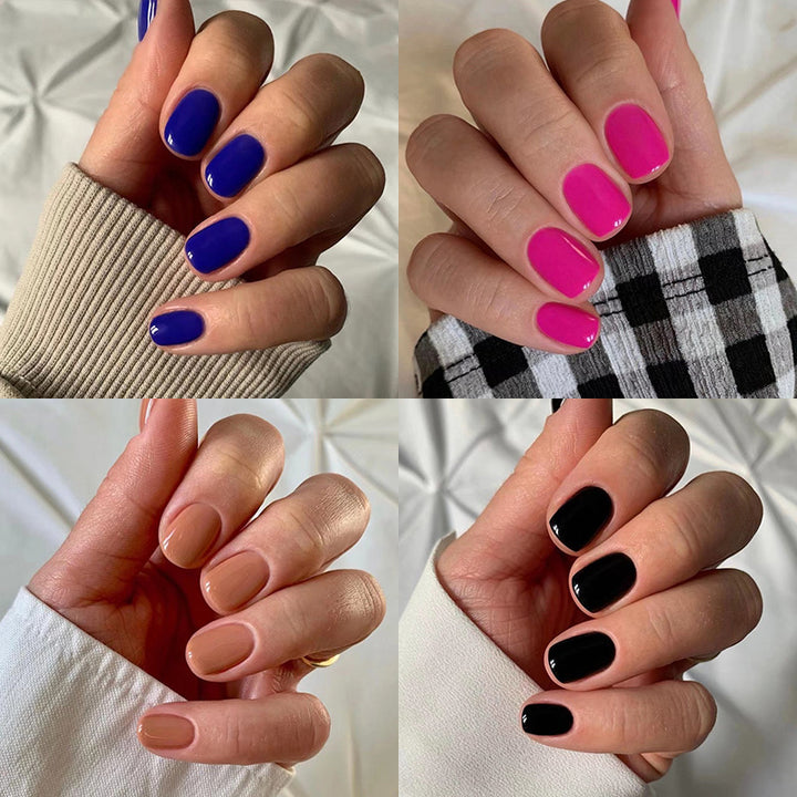 Creative Nail Art with Elegant High Gloss Finish Kalsten