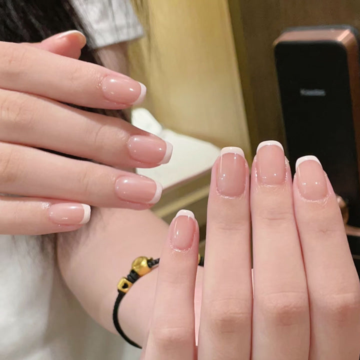 Premium Glossy Press-On Nails Set