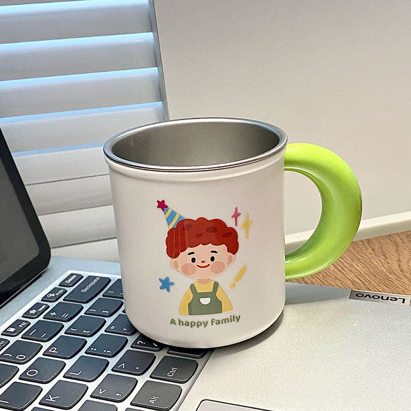 Wall cup holder with creative cartoon design Kalsten