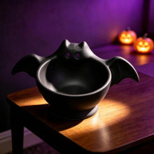 Decorative bowl in bat shape