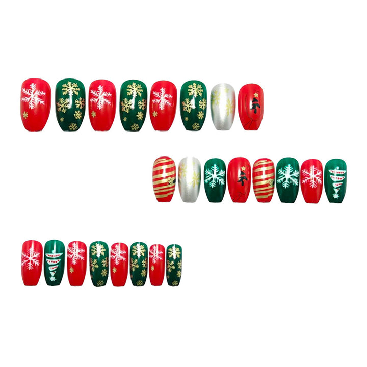 Festive artificial nails with Christmas designs Kalsten 1788232498