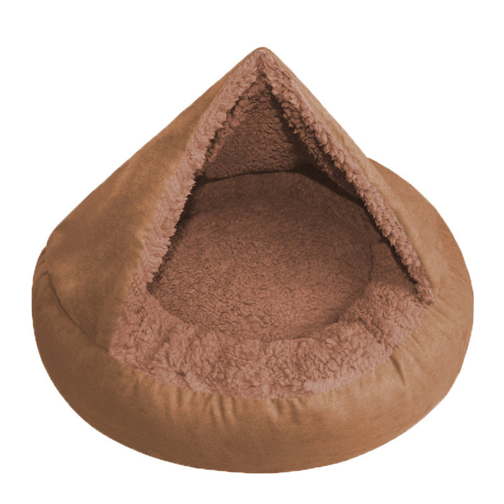 Cozy Triangle-Shaped Dog Bed