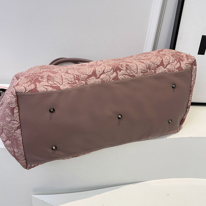 Stylish Floral Print Travel Duffel Bag Kalsten