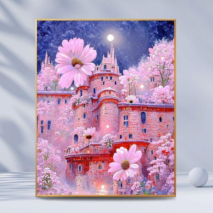 Fantasy Castle Landscape Canvas Art Kalsten