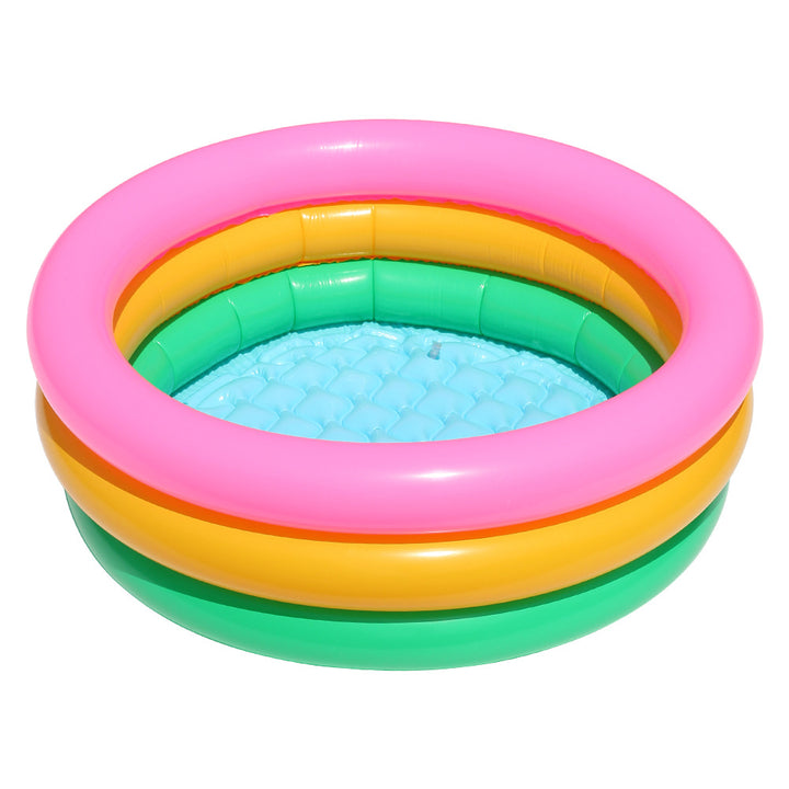 Women inflatable paddling pool with colorful sea design Kalsten