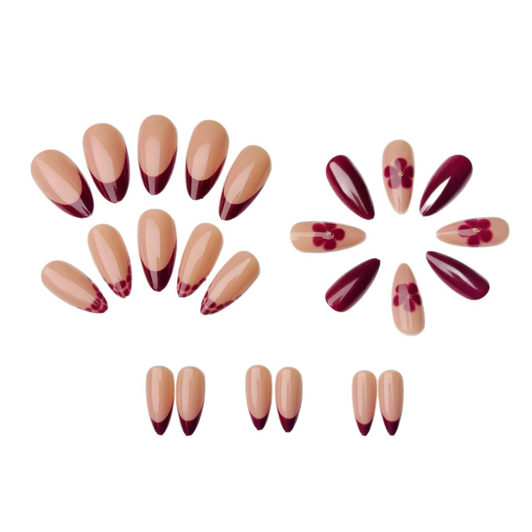 Artistic Floral Accent Nail Art Kalsten