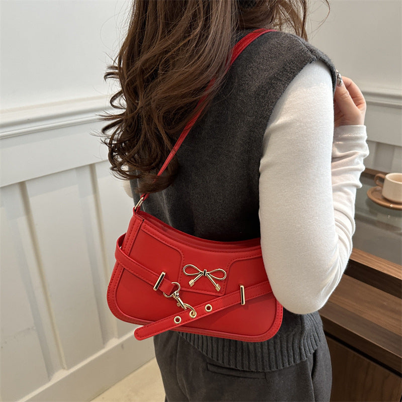 Elegant Bow Detail Crossbody Handbag Kalsten