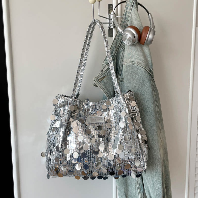Glamorous Sequin Shoulder Bag