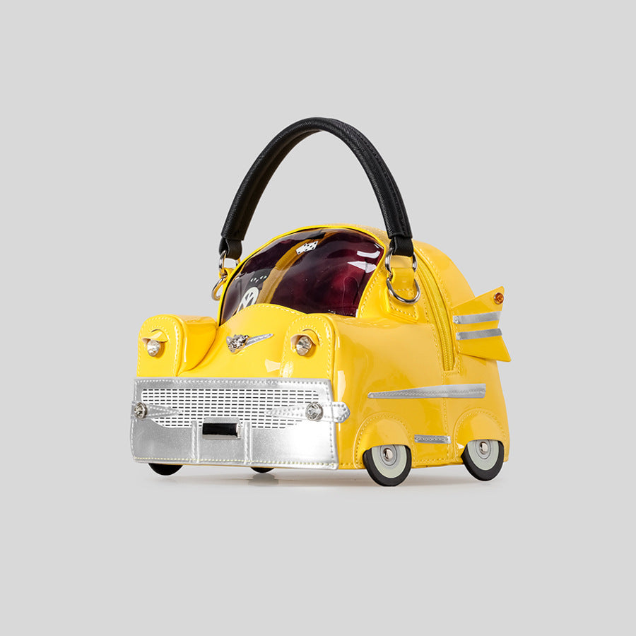 Playful Taxi-Shaped Handbag