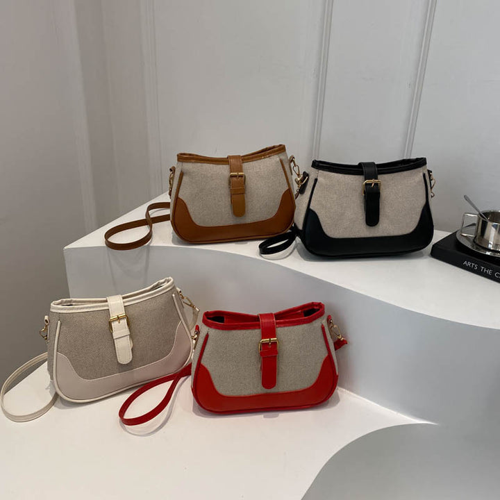 Structured Canvas Handbag