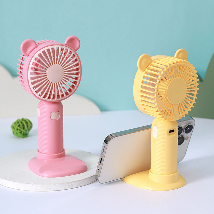 Women Portable Table Fan with Animal Ears Kalsten