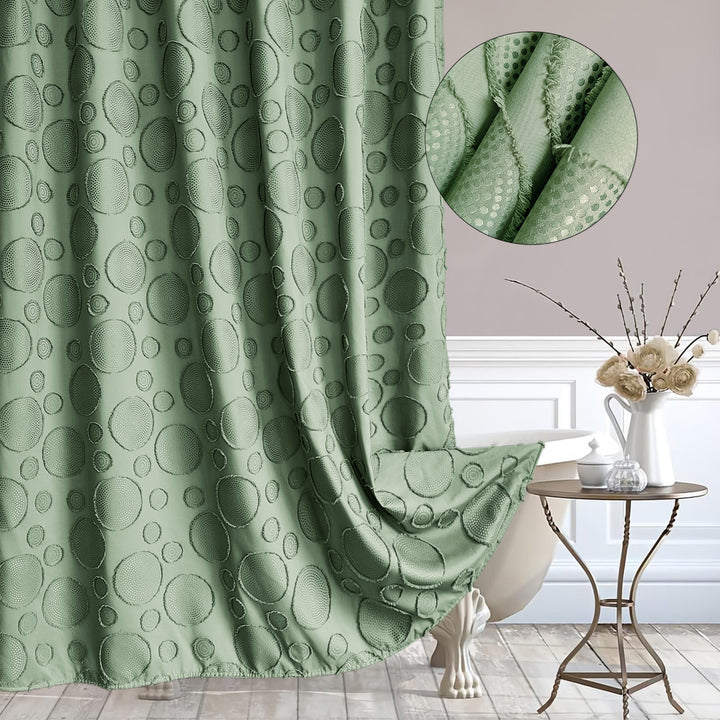 Designer Textured Shower Curtain Kalsten