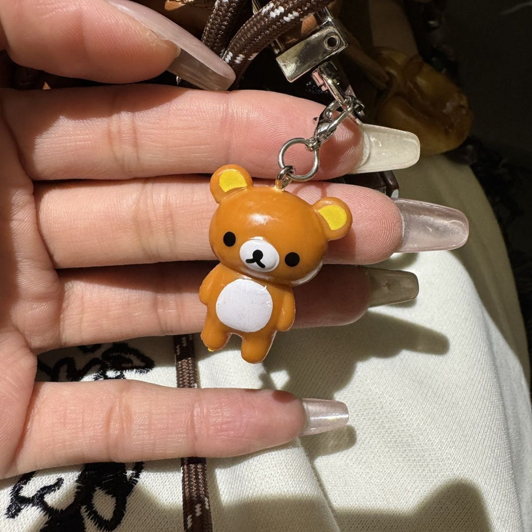 Cute Bear-Themed Charm Keychain Kalsten
