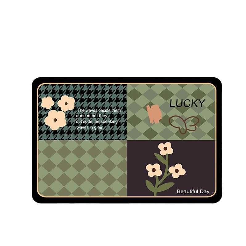 Floral Welcome Mat