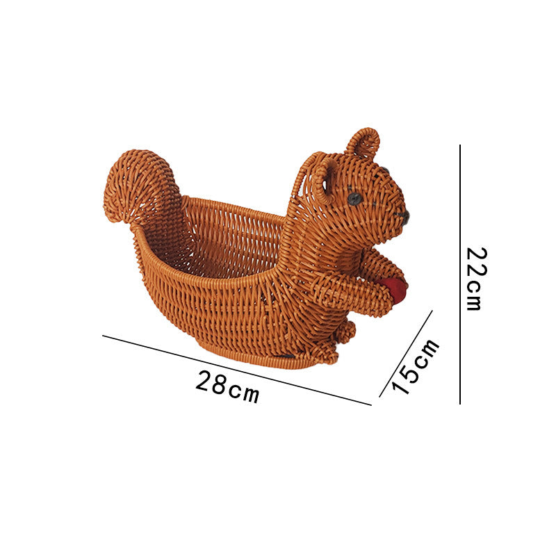 Decorative Woven Duck-Shaped Basket Kalsten