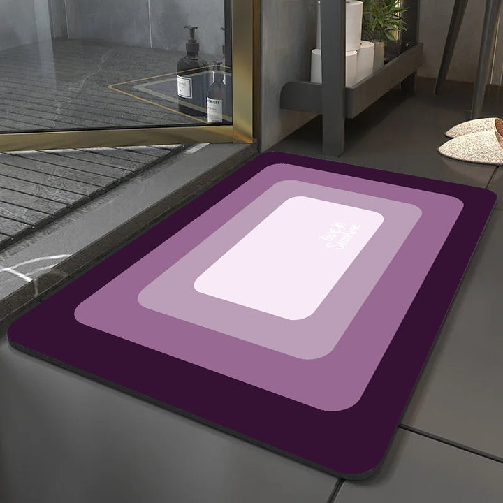 Modern Layered Bathroom Mat Kalsten