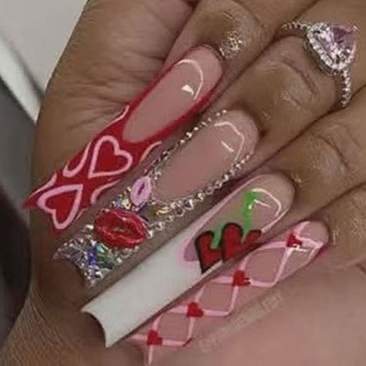 Decorative Press-On Nail Set
