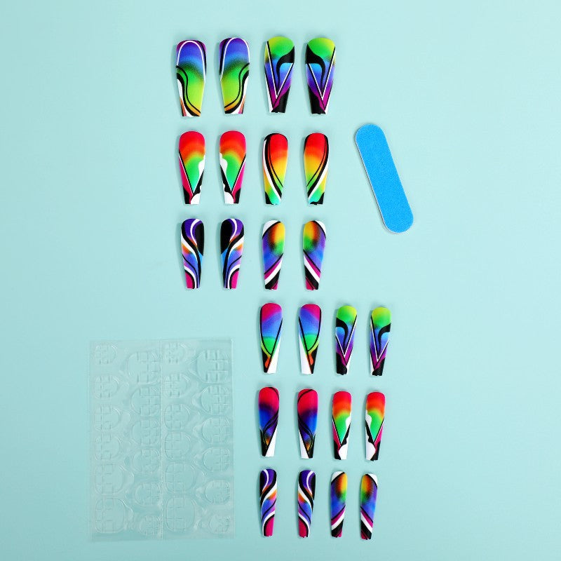 Artificial nails with creative pattern Kalsten