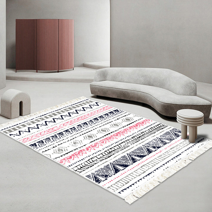 Decorative Geometric Pattern Area Rug Kalsten