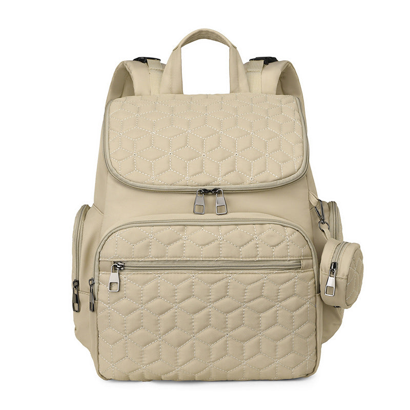 Quilted Multi-Compartment Backpack Kalsten