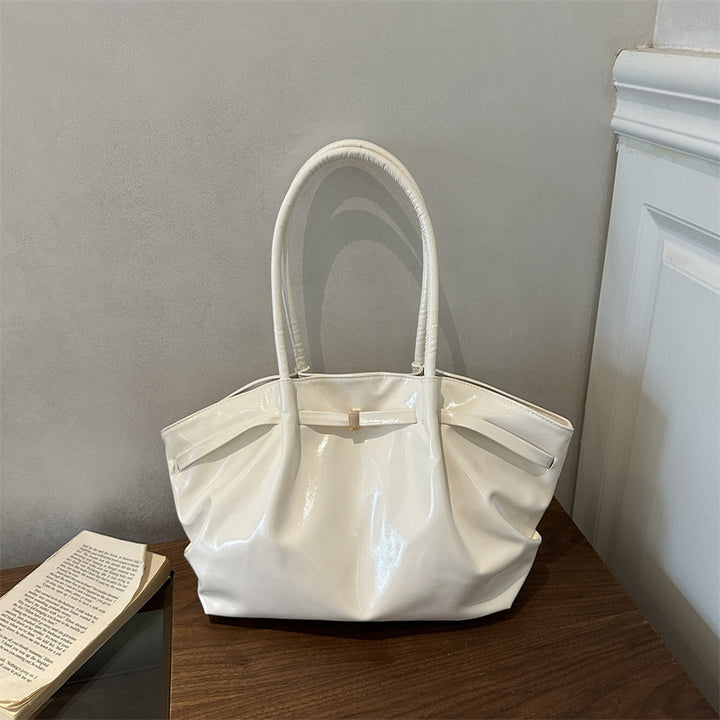 Elegant Glossy Handheld Tote