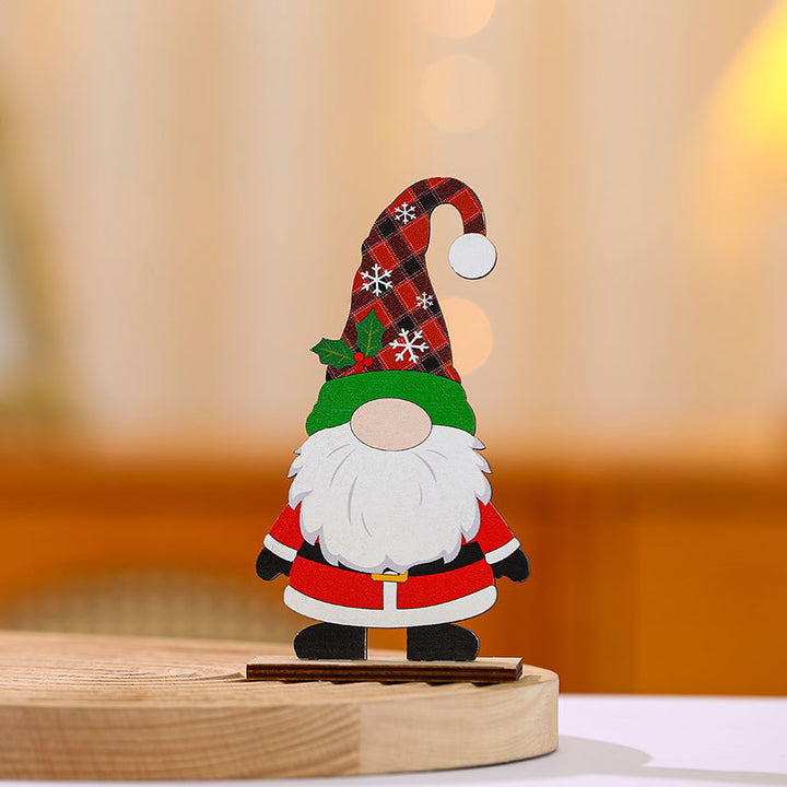 Decorative Wooden Santa Figurine Kalsten