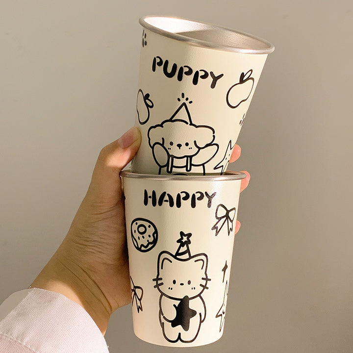 Playful paper cup with cheerful animal design Kalsten