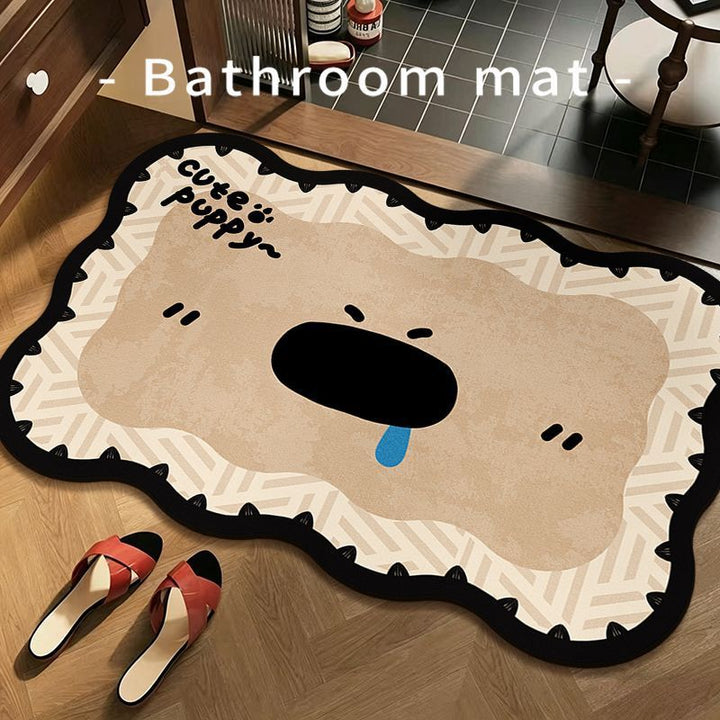 Funny Frog Bathroom Mat