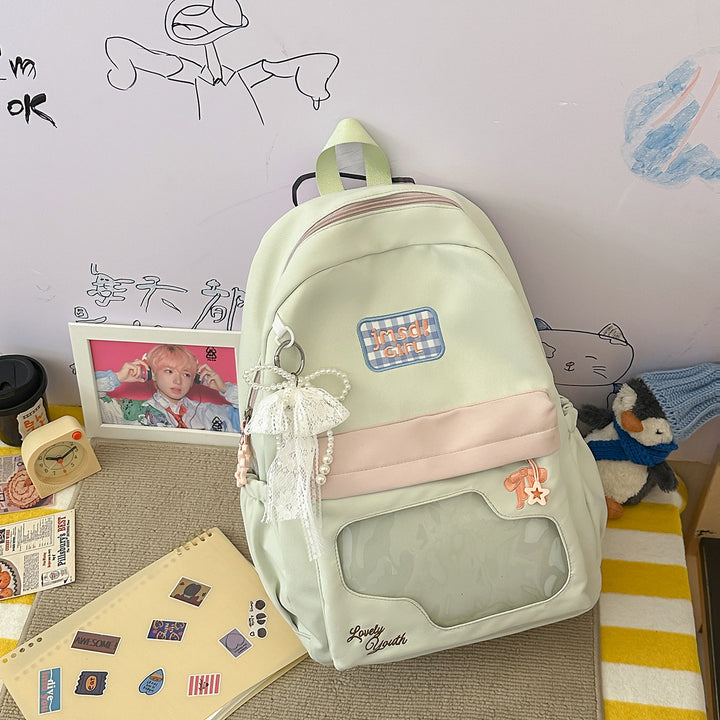 Cute Cartoon-Embellished Mini Backpack Kalsten