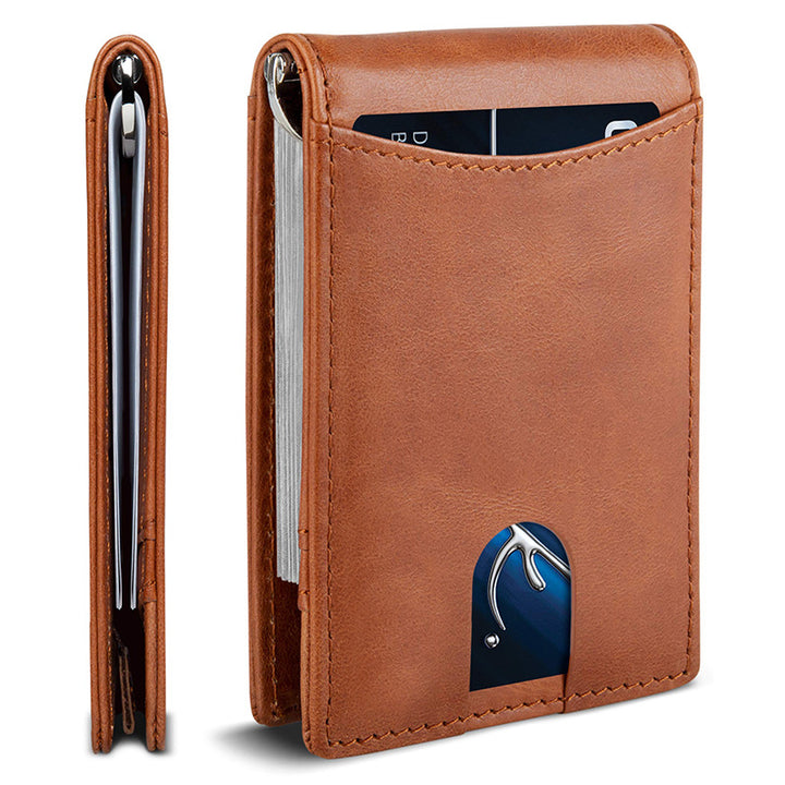 Ultra-Slim RFID-Blocking Leather Cardholder Kalsten