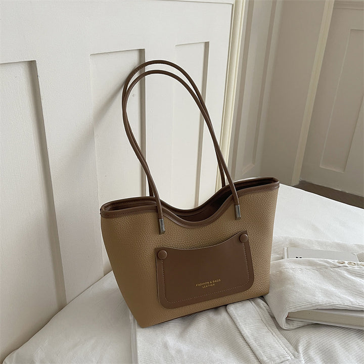 Minimalist Leather Tote Bag