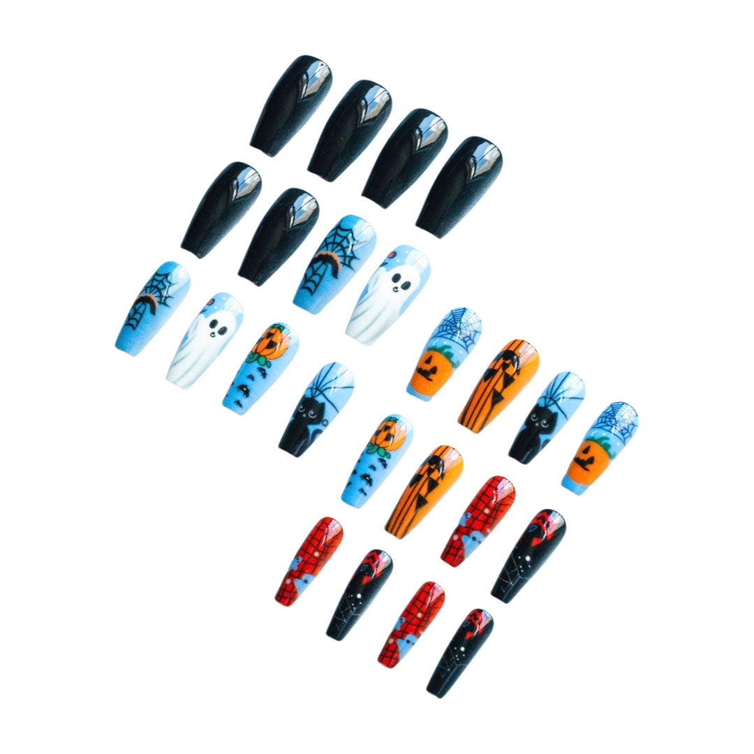 Halloween-Themed Artistic Press-On Nail Set Kalsten