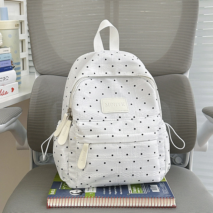 Compact Polka Dot Backpack Kalsten