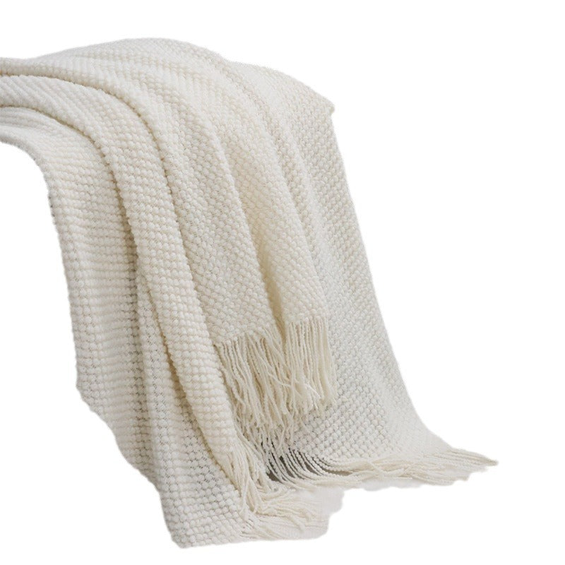 Cozy Knitted Throw Blanket Kalsten