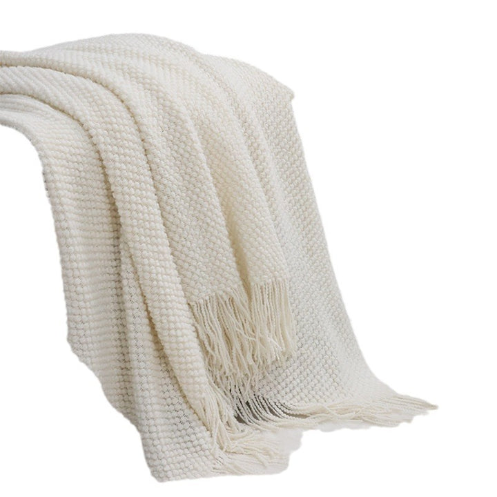 Cozy Knitted Throw Blanket Kalsten
