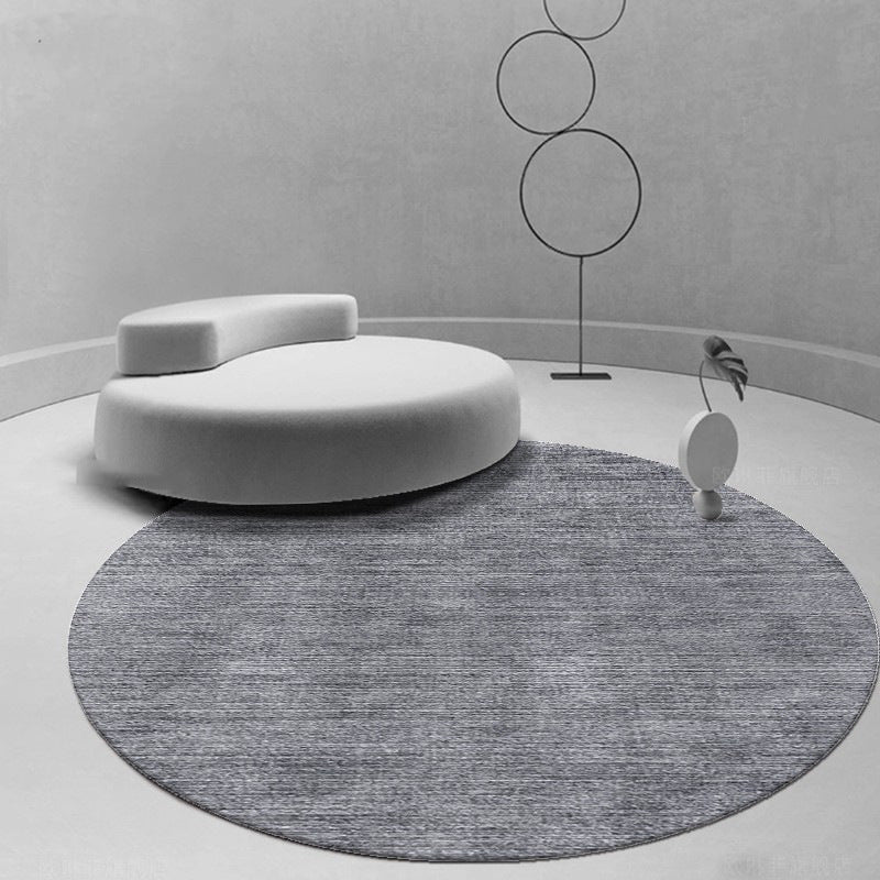Round Geometric Pattern Area Rug Kalsten