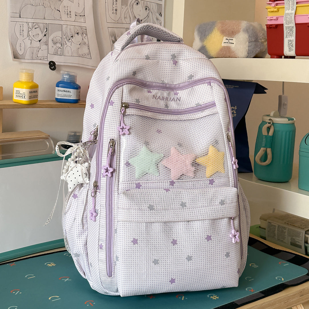 Cute Cartoon-Printed Backpack Kalsten