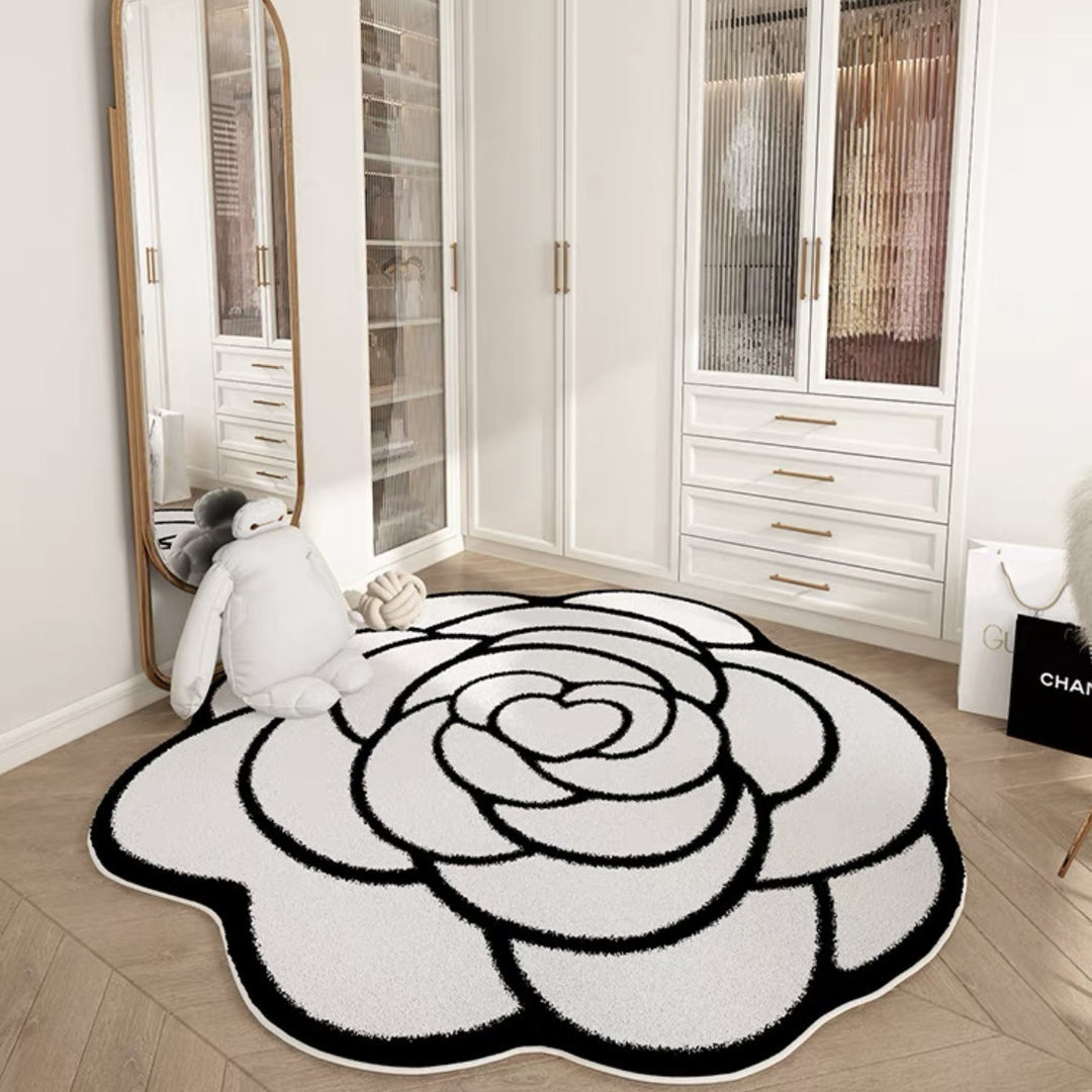 Floral Design Area Rug for Home