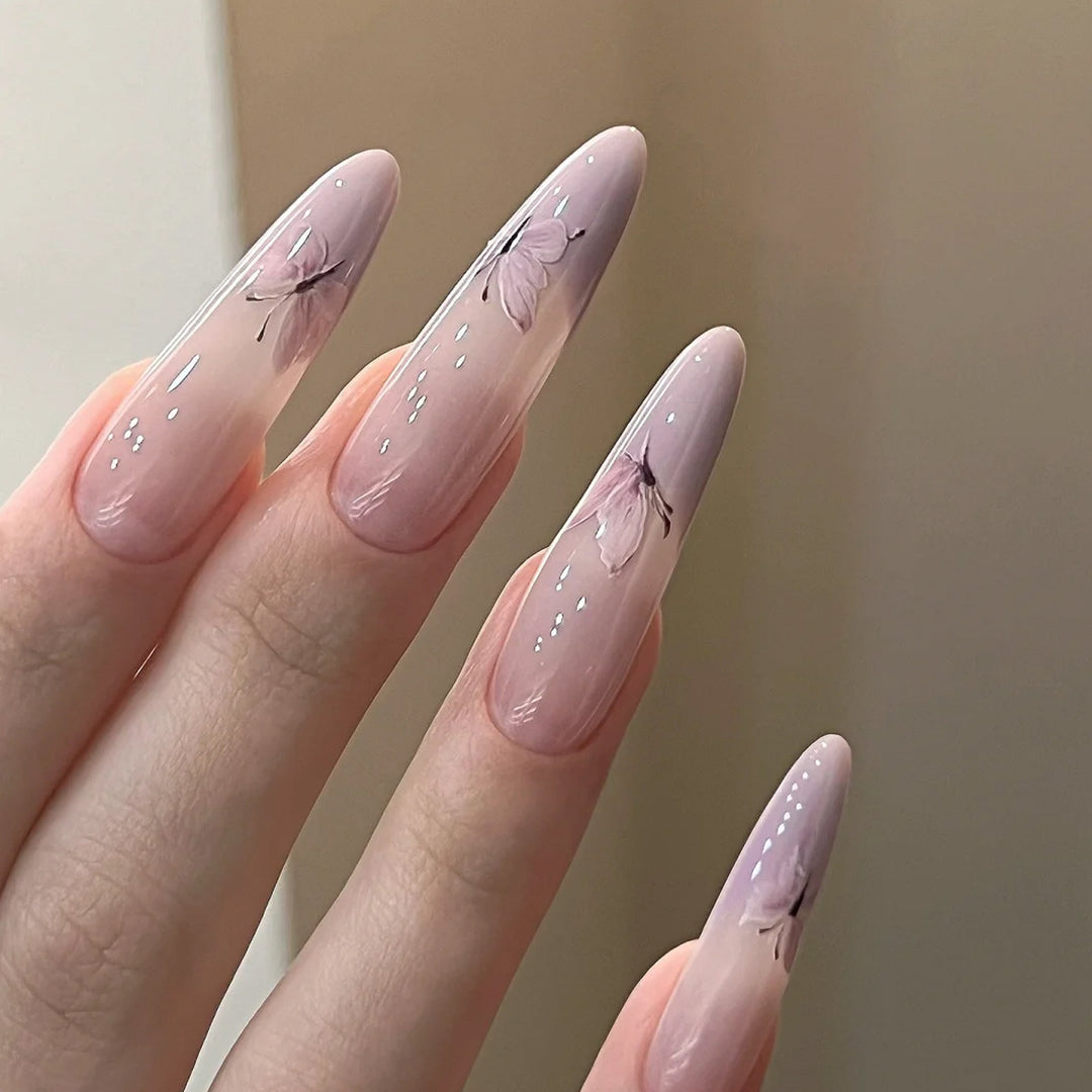 Stylish Press-On Nail Tips with Leopard Design Kalsten