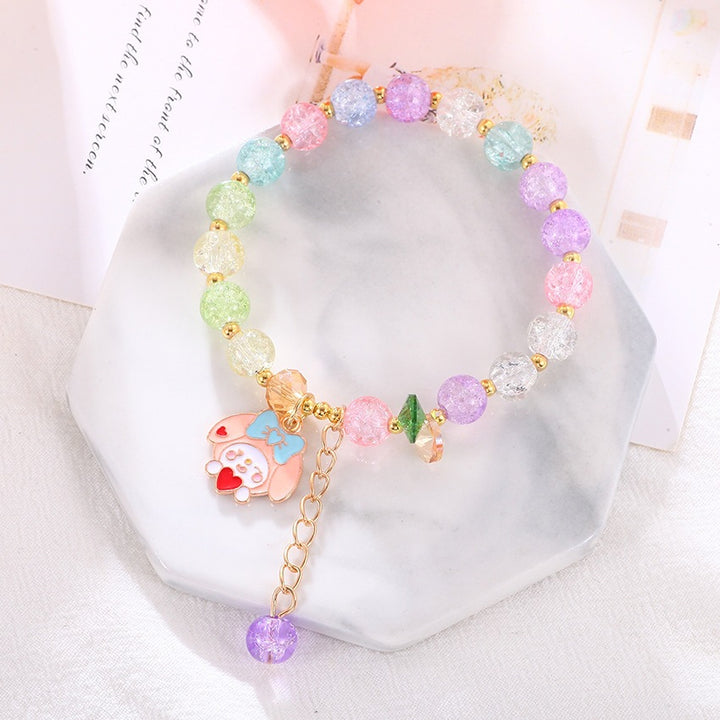 Playful bracelet with colorful glass beads Kalsten