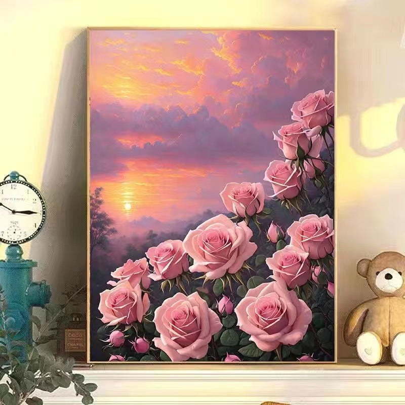 Floral Landscape Canvas Art Kalsten