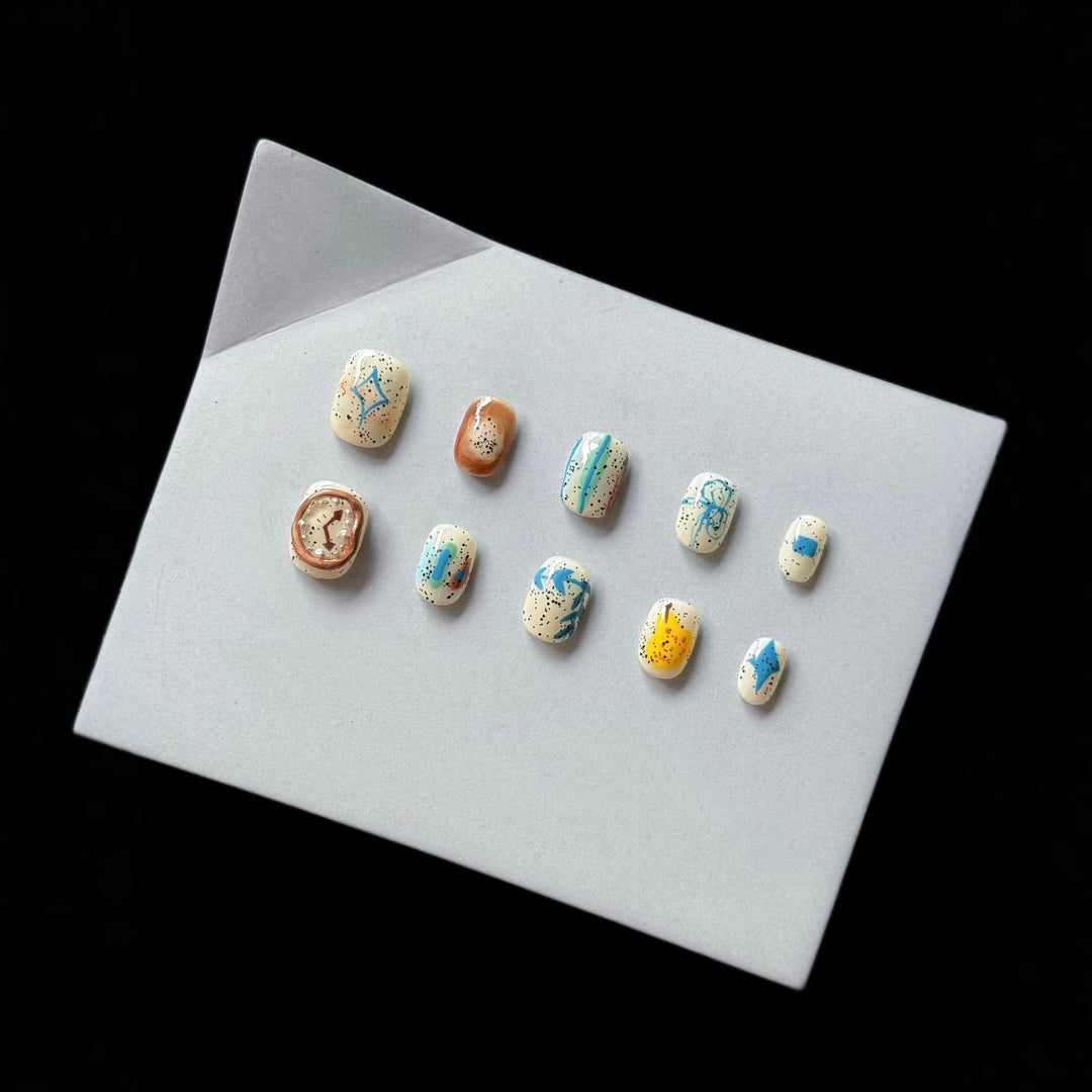 Artistic Decorative Press-On Nails Set  1791774557
