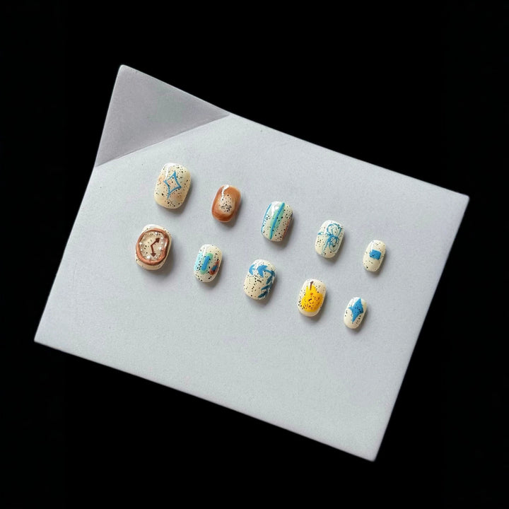 Artistic Decorative Press-On Nails Set  1791774557