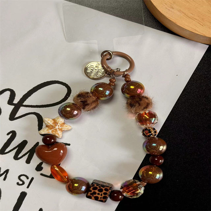 Decorative Beaded Charm Keychain Kalsten 1790135619