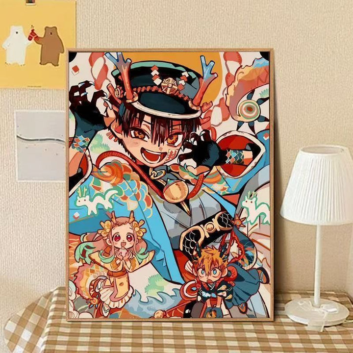 Whimsical Cartoon Character Canvas Art Kalsten